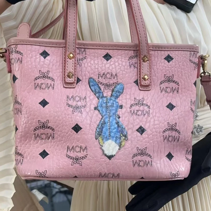 95新 MCM 【桔夕】MCM 菜篮子涂鸦款/BG22000864