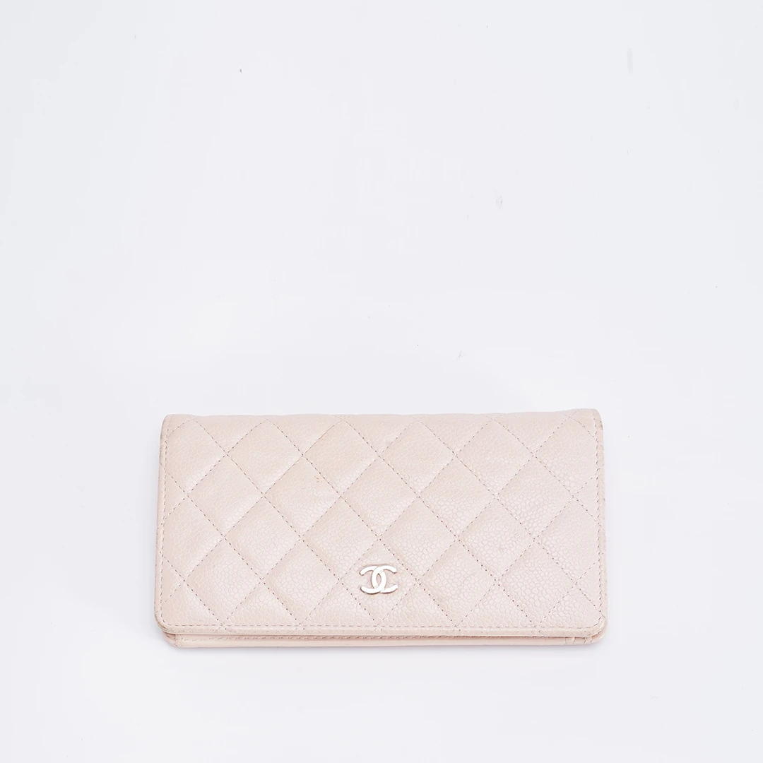 95新 Chanel/香奈儿 【桔夕牛姐】钱包长款荔枝纹/BG22007500