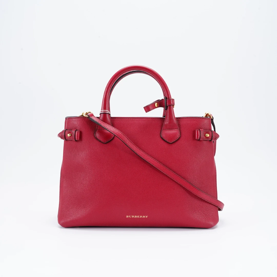95新 BURBERRY/博柏利 【桔夕白菜】班纳包中号款/BG22000750