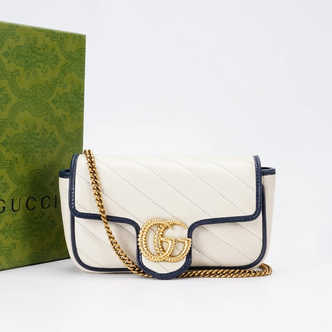 95新 GUCCI/古驰 【桔夕诗诗】古驰 马蒙mini春季款/BG22011802