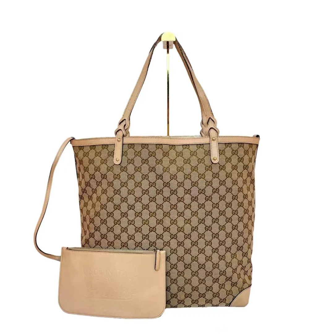 95新 GUCCI/古驰 【桔夕白菜】古驰 托特子母包/BG23001868