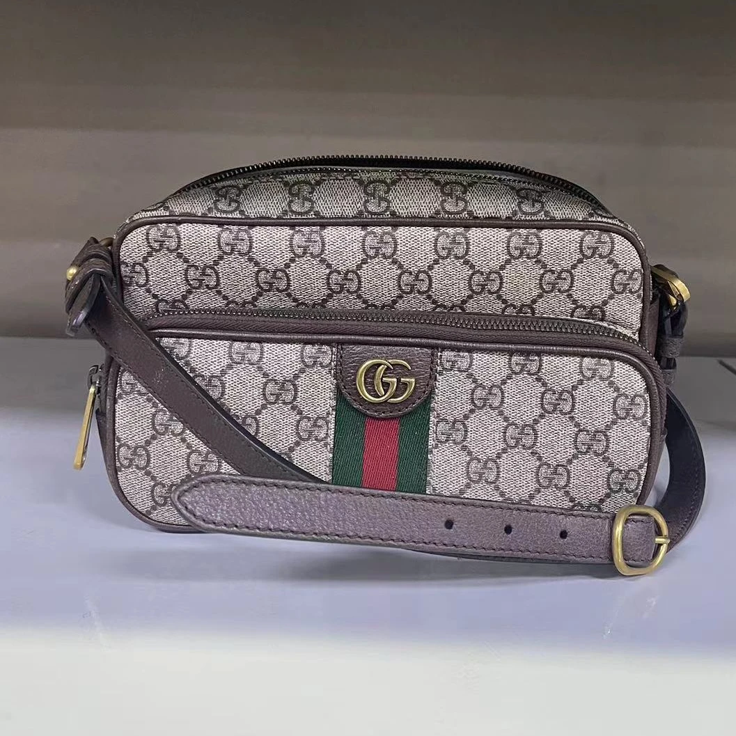 95新 GUCCI/古驰 【桔夕静文】ophidia胸包/TS020979/桔夕奢侈品