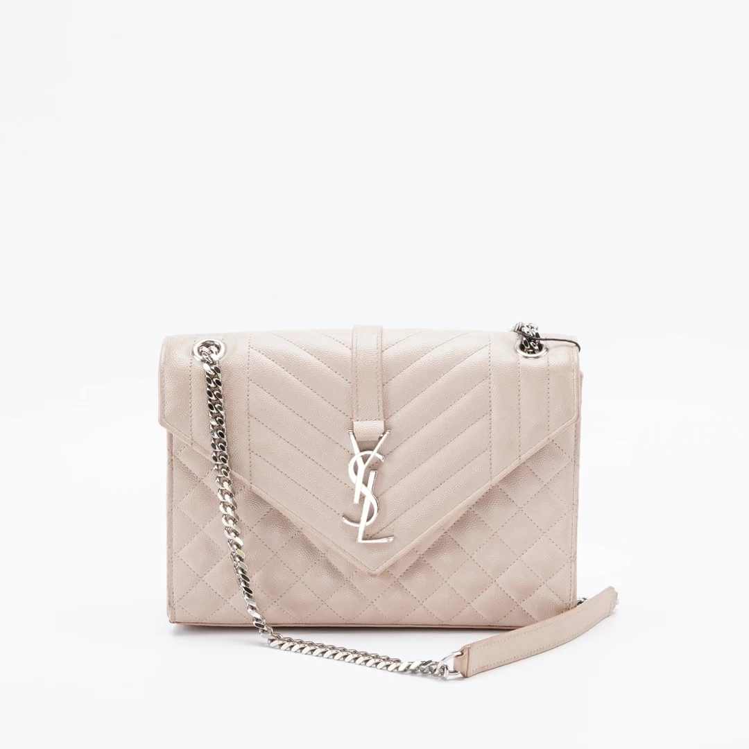 95新 YSL/圣罗兰 【牛姐】envelope信封包中号鱼子酱/BG23007789