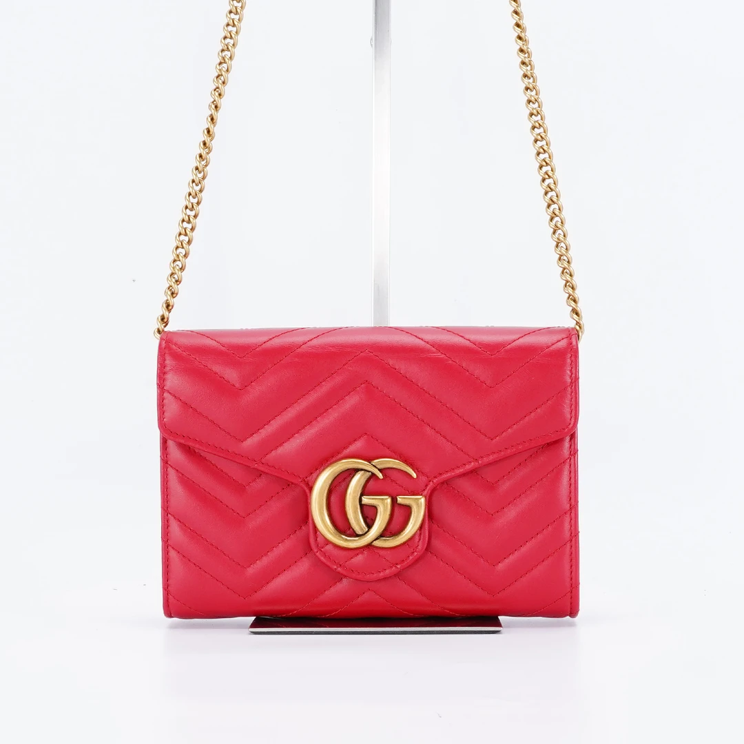95新 GUCCI/古驰 【诗诗】红金马蒙wocV纹 /BG22004727