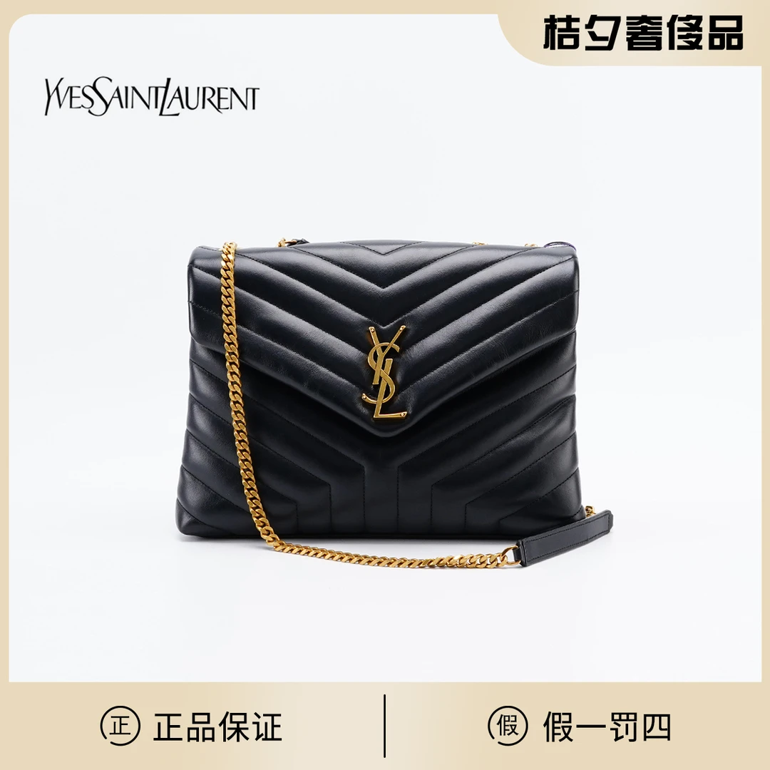 95新 YSL/圣罗兰 loulou方胖子包大号/BG23008503