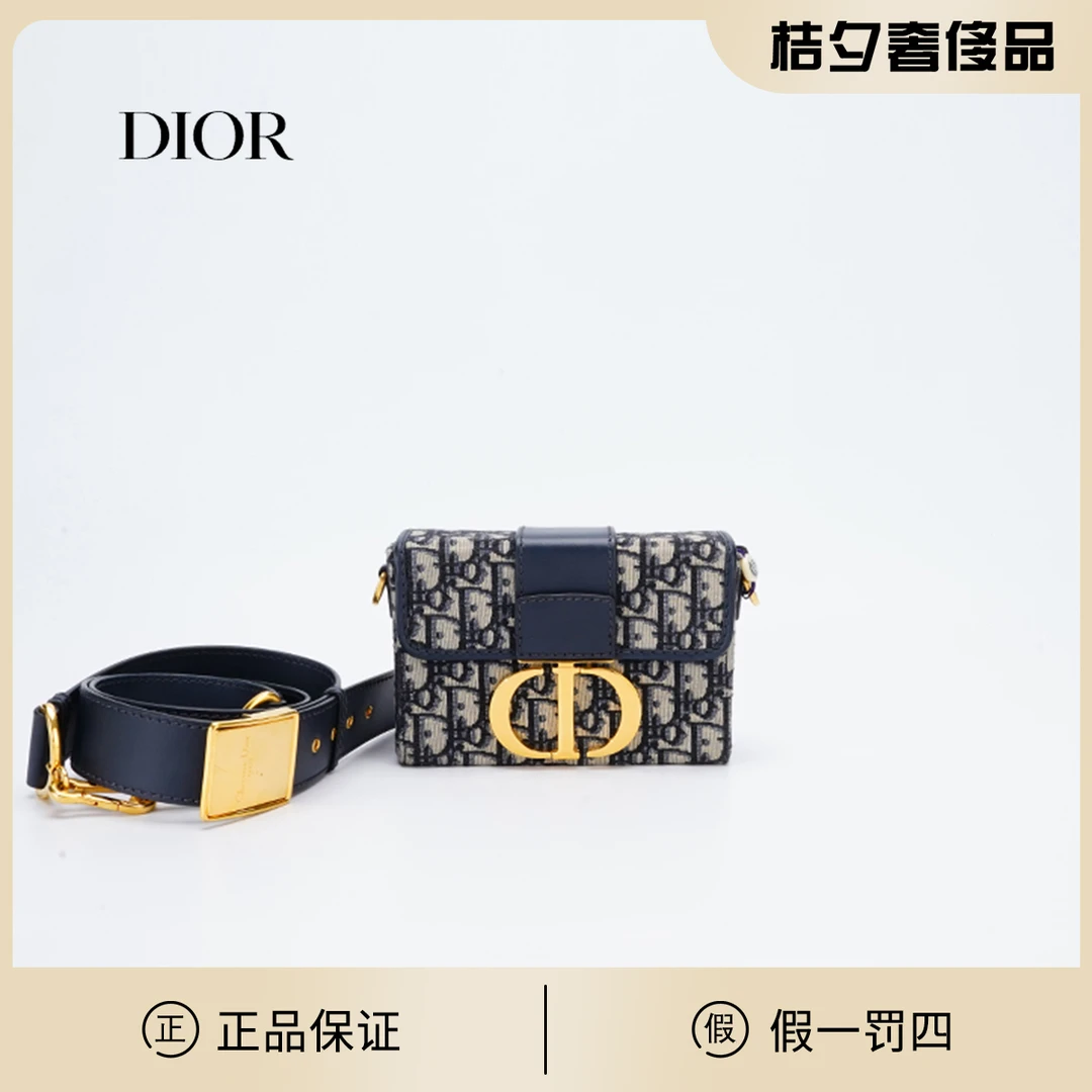 99新 DIOR/迪奥 98新【桔夕牛姐】蒙田30mini 斜挎包/BGH401870001
