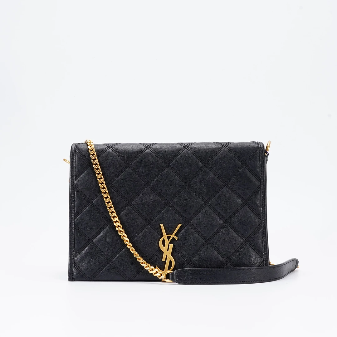 95新 YSL/圣罗兰 【桔夕静文】becky链条包中号/BG22012297