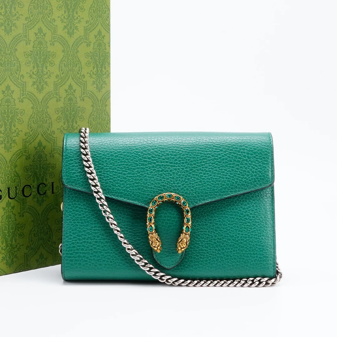 95新 GUCCI/古驰 【桔夕静文】古驰 酒神woc钻扣款/BG22002257