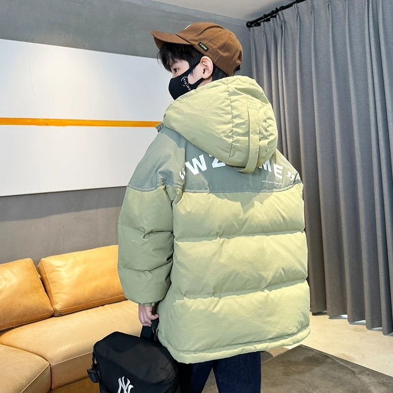男孩羽绒服2023新款儿童鸭绒棉服男童加厚冬季外套冬韩版洋气潮牌