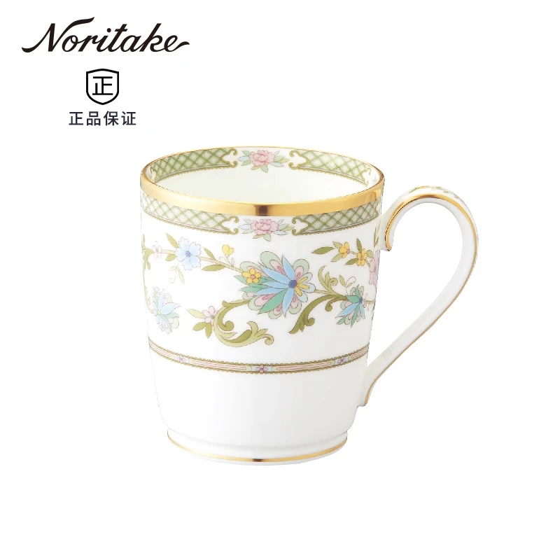 Noritake则武 YOSHINO吉野樱花马克杯田园风水杯大容量杯子高级感