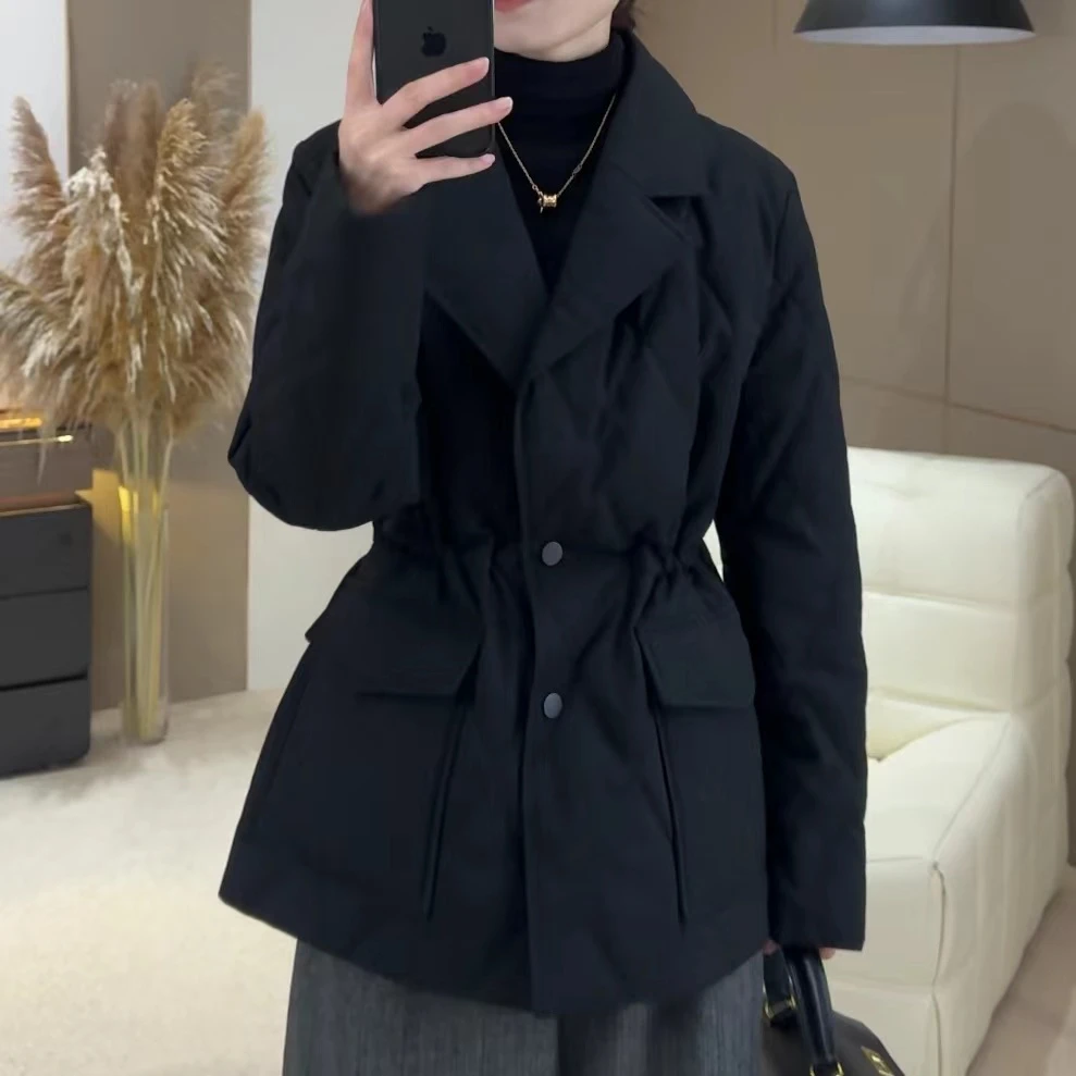 现货（好羽绒）90白鸭绒羽绒服2024冬季新款厚实保暖冬季外套S-XL