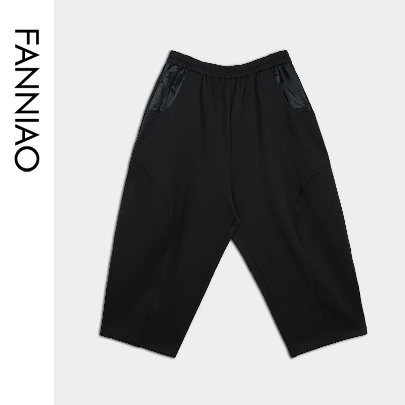 凡鸟F241K001原创设计休闲裤百搭通勤宽松气质阔腿裤四季款舒适