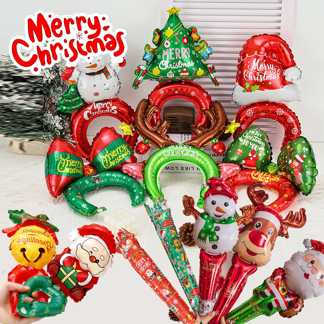 【商城】圣诞节手腕气球儿童装饰品教室幼儿园活动礼品道具氛围布置