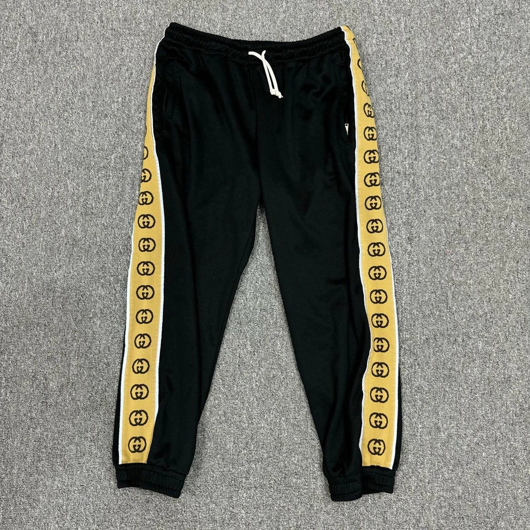 Gucci古驰 双g串标校裤 S码95新 8751263