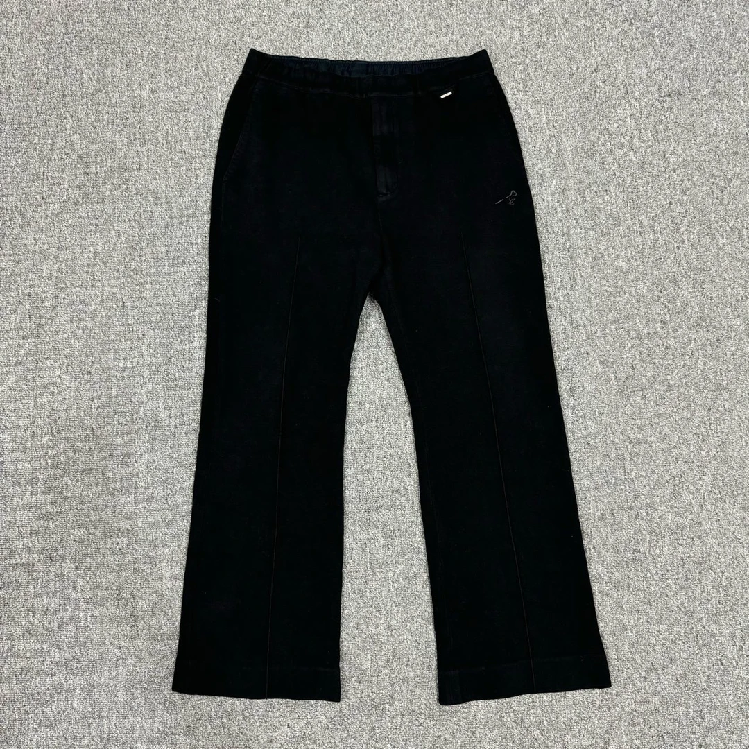 Louis Vuitton LV黑色别针刺绣针织长裤 42码99新 8751231