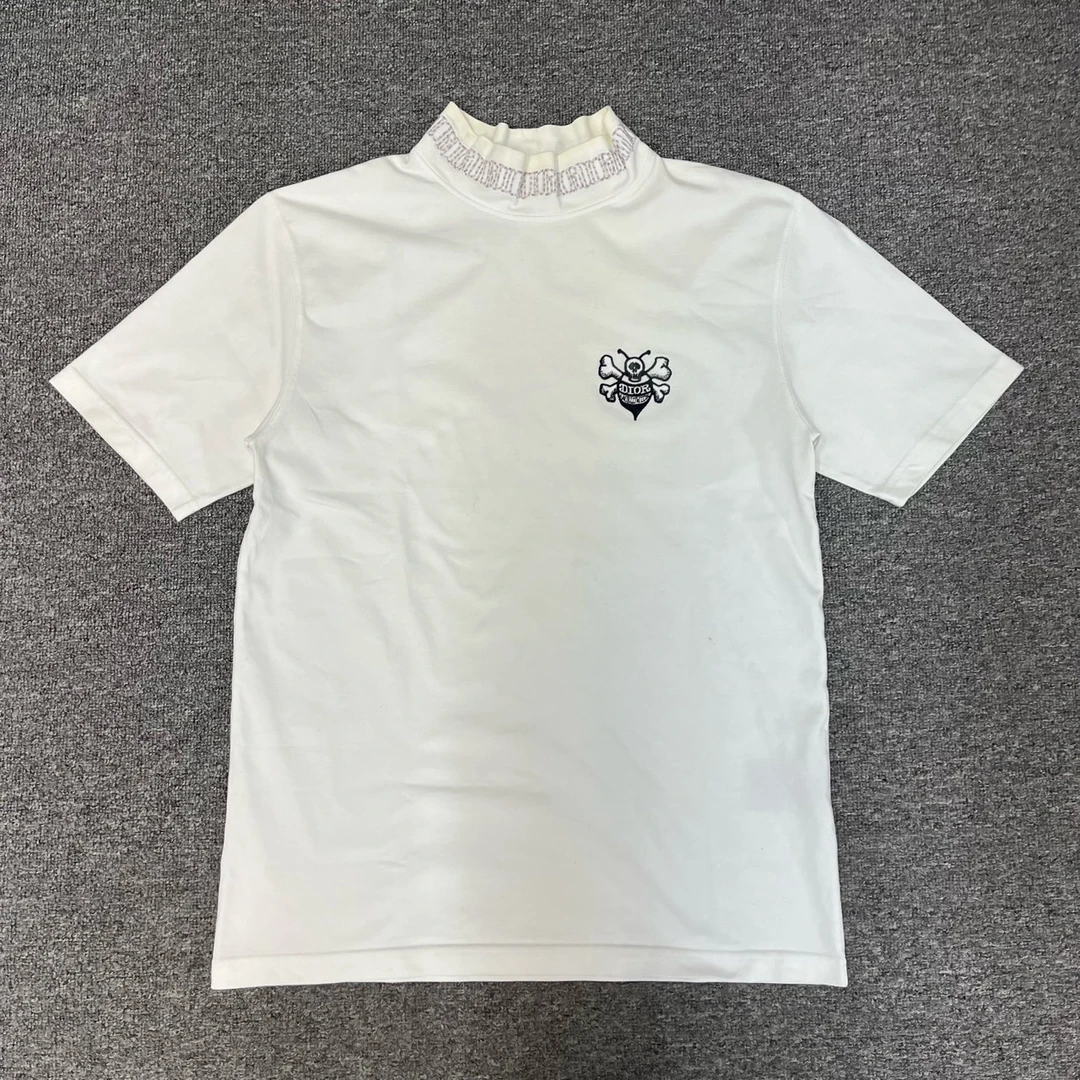 Dior 迪奥领口刺绣logo stussy联名短袖 XXS码成色99新 7214341