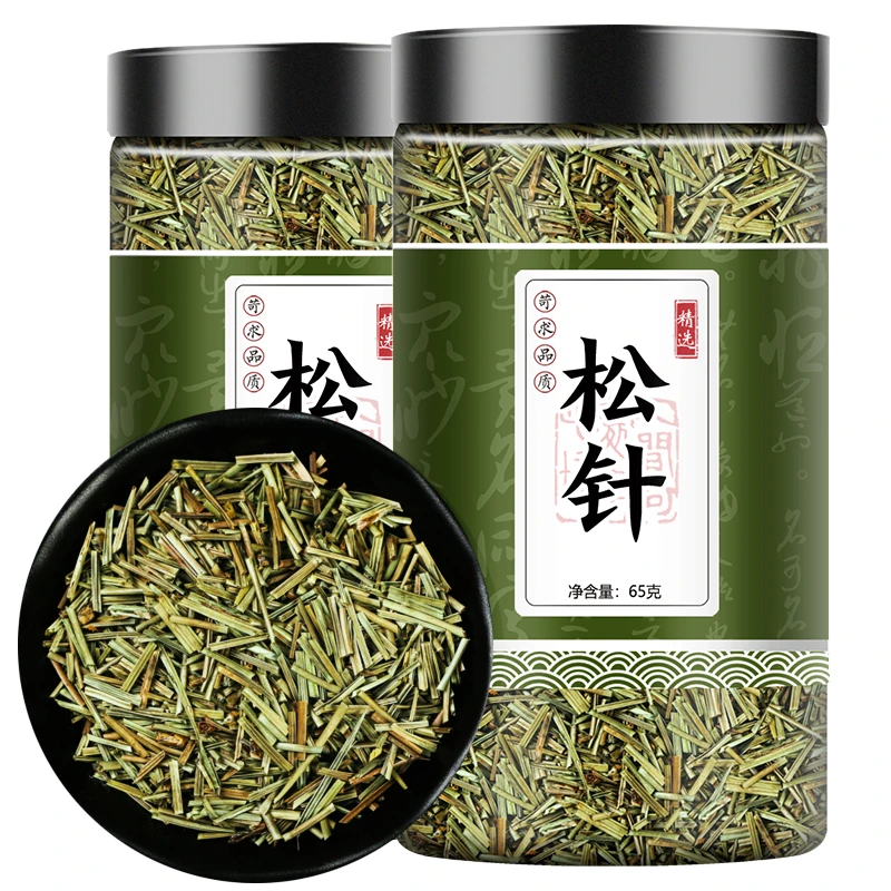 松针中药材65g正品黄山中药材马尾松 野生叶菜干松针茶新鲜叶干