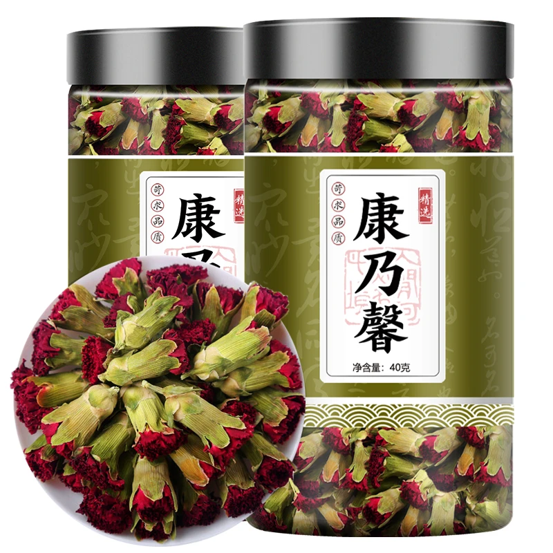 中药材 康乃馨花茶叶菜 康仙花 干花花草茶 康乃馨茶 40克包邮