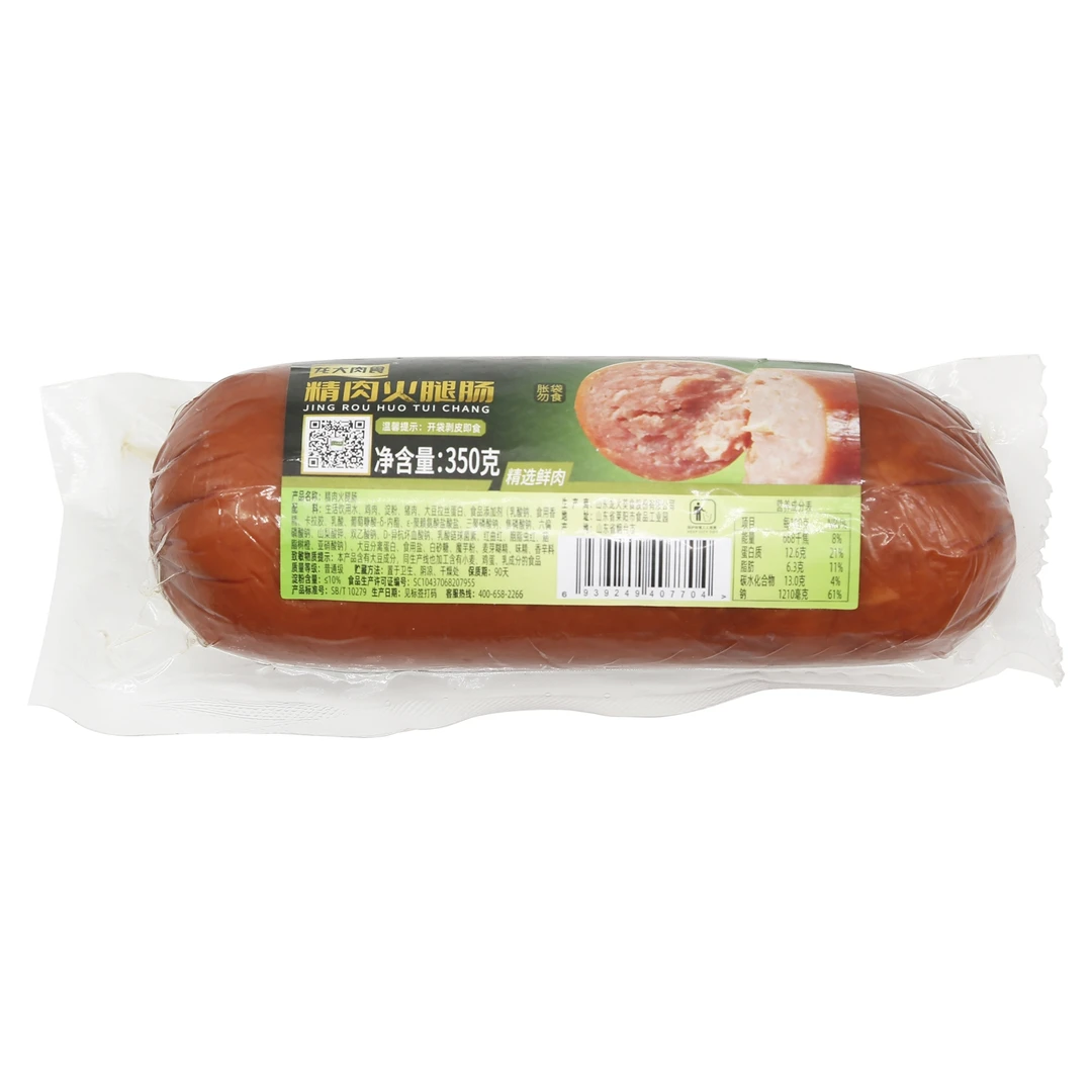 龙大肉食精肉火腿肠350g