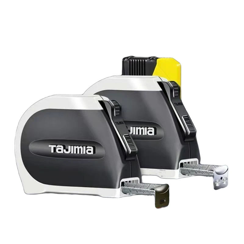 尼龙覆膜携带自锁钢卷尺5米7.5米10米卷尺高精度耐磨耐用防摔盒尺