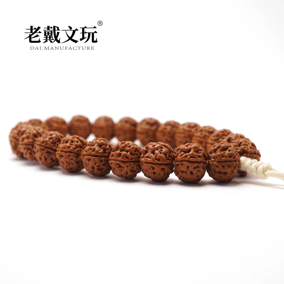 老戴文玩【鸣矣专属】全品13mm一代纯血老树王单圈勿里达小金刚菩提