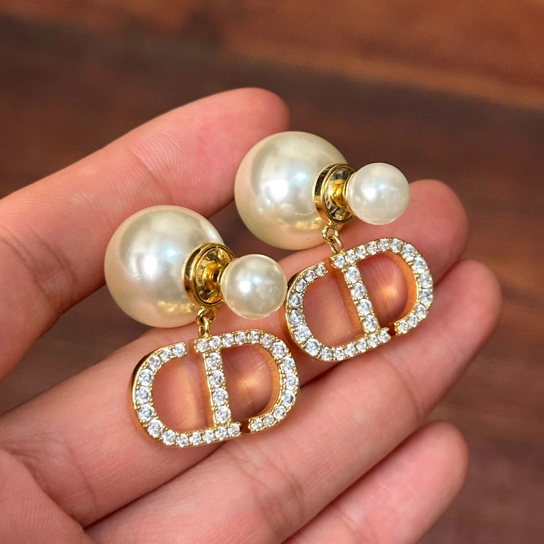 铜合金仿珍珠耳饰 E0113 时尚气质韦雪同款猪鼻子耳钉