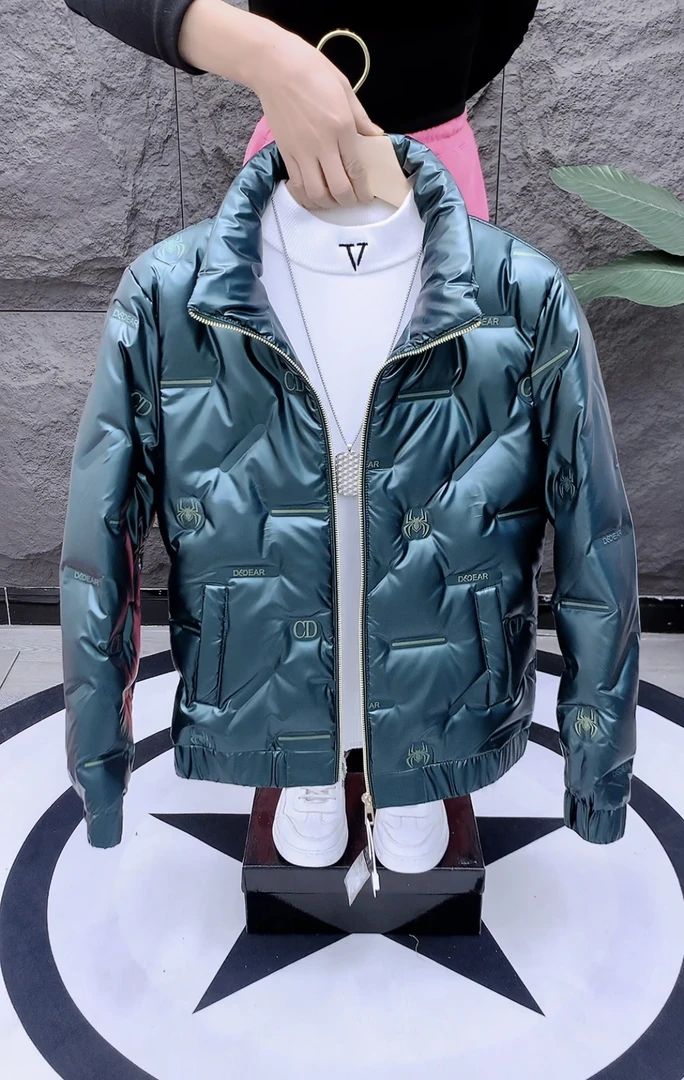 2023青春潮流男士痞帅气质时尚修身免洗休闲百搭保暖立领棉衣1909