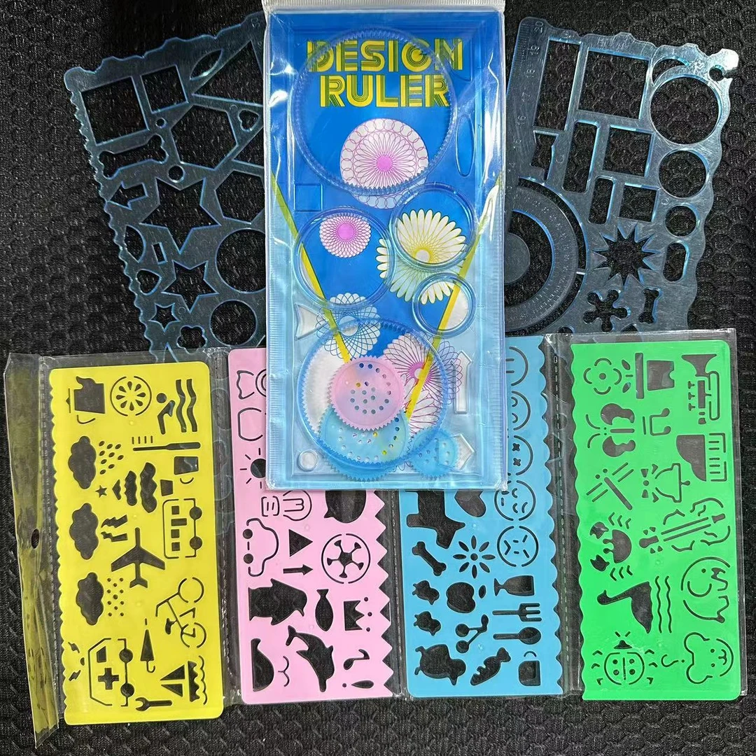 闯哥-简约多用多功能万花尺（颜色不选）