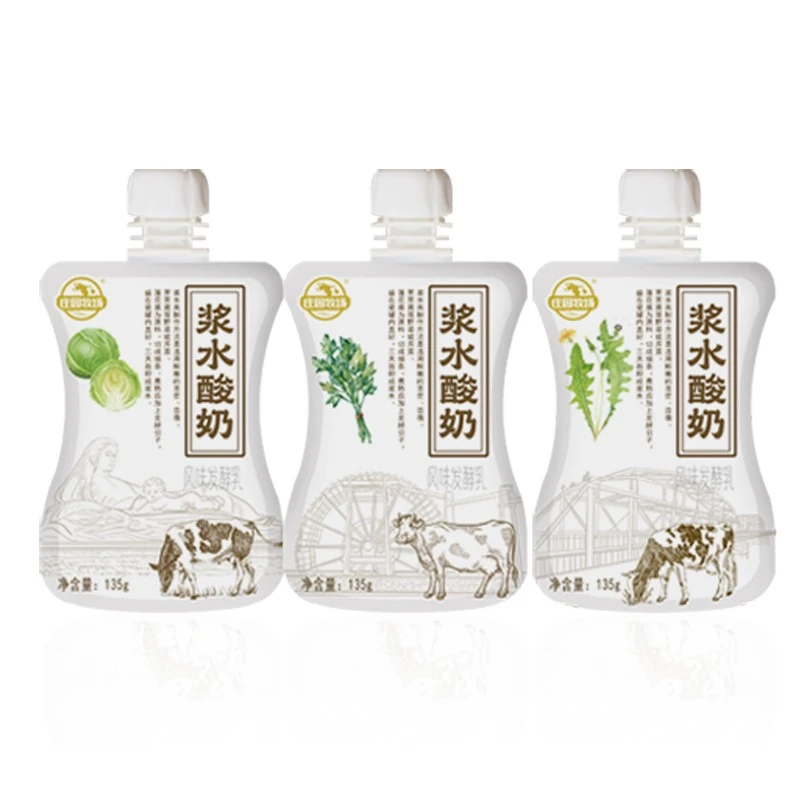 【甘味】庄园浆水酸奶风味酸奶135g*10袋泡沫箱加冰袋
