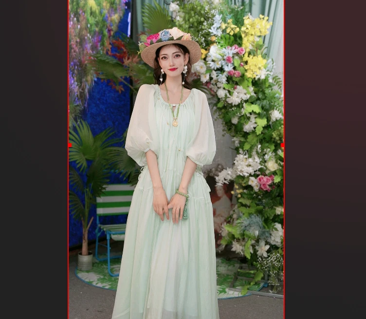 【新中式】国风夏季清凉气质宽松时尚轻奢女装连衣裙241D166