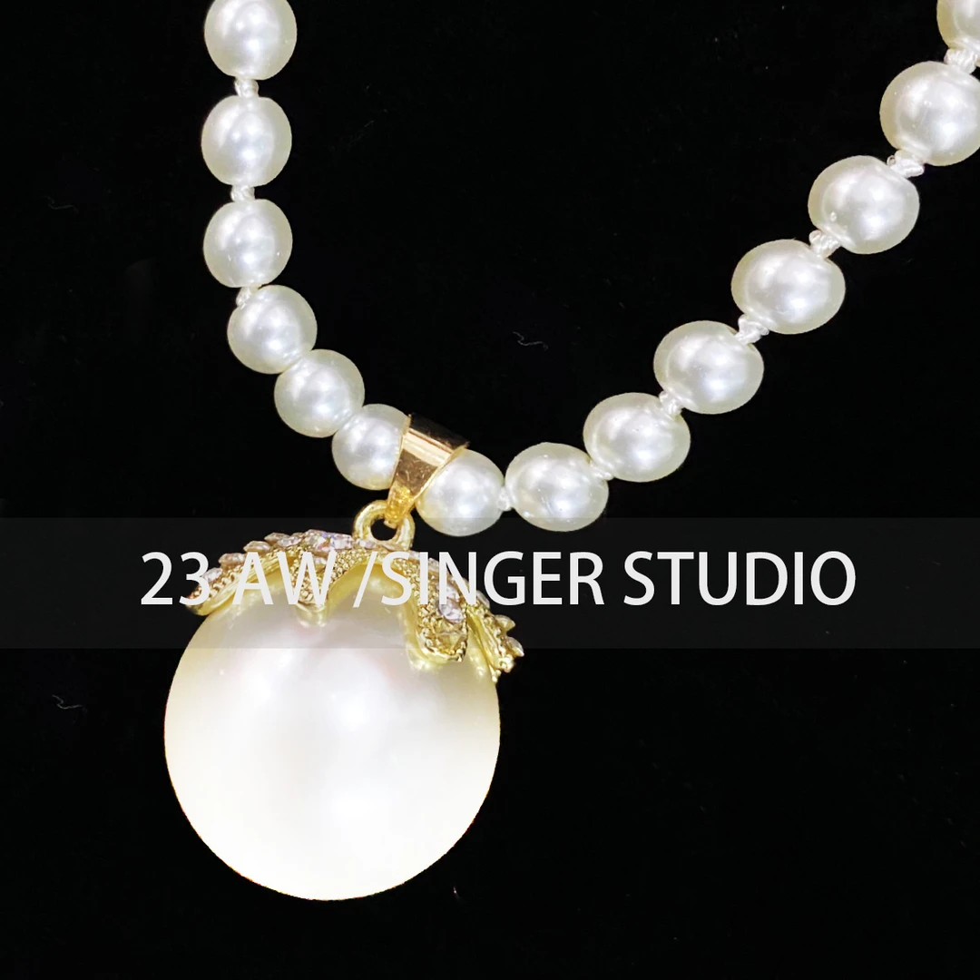 非金属仿珍珠项链 时尚轻奢气质多种叠搭珠链手机链项链233Q026