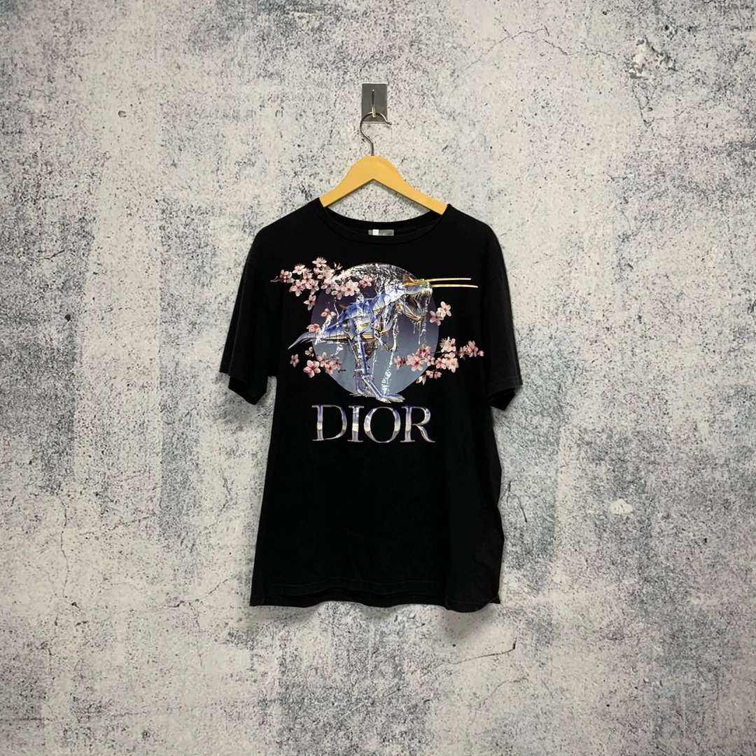 【9新】Dior 空山基 联名 暴龙兽黑色短袖/ 9新 / s码 / 公价5499