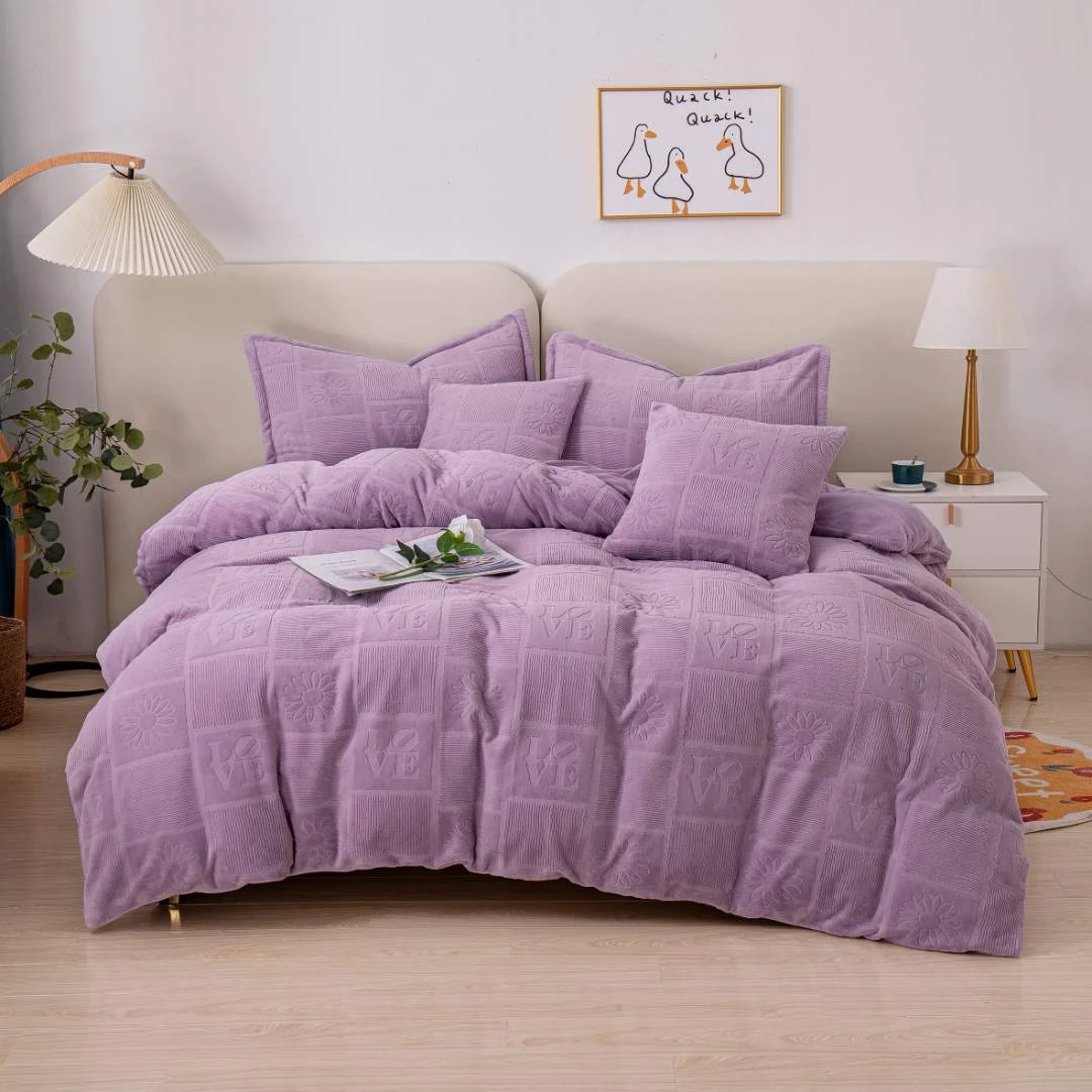 【床品套件】 四件套大尺寸高奢牛奶绒件套保暖蓄热冬季床上用品