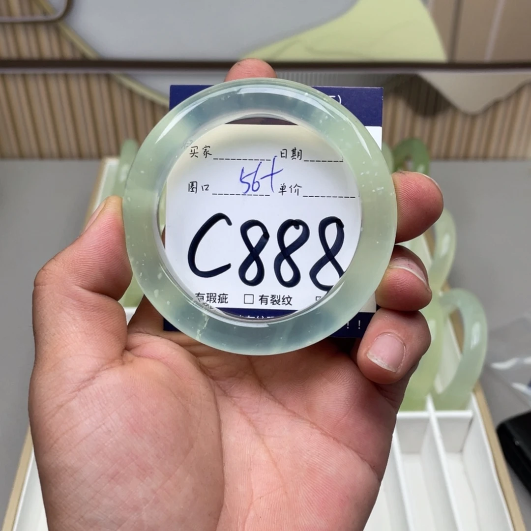 岫玉手镯手镯未镶嵌
