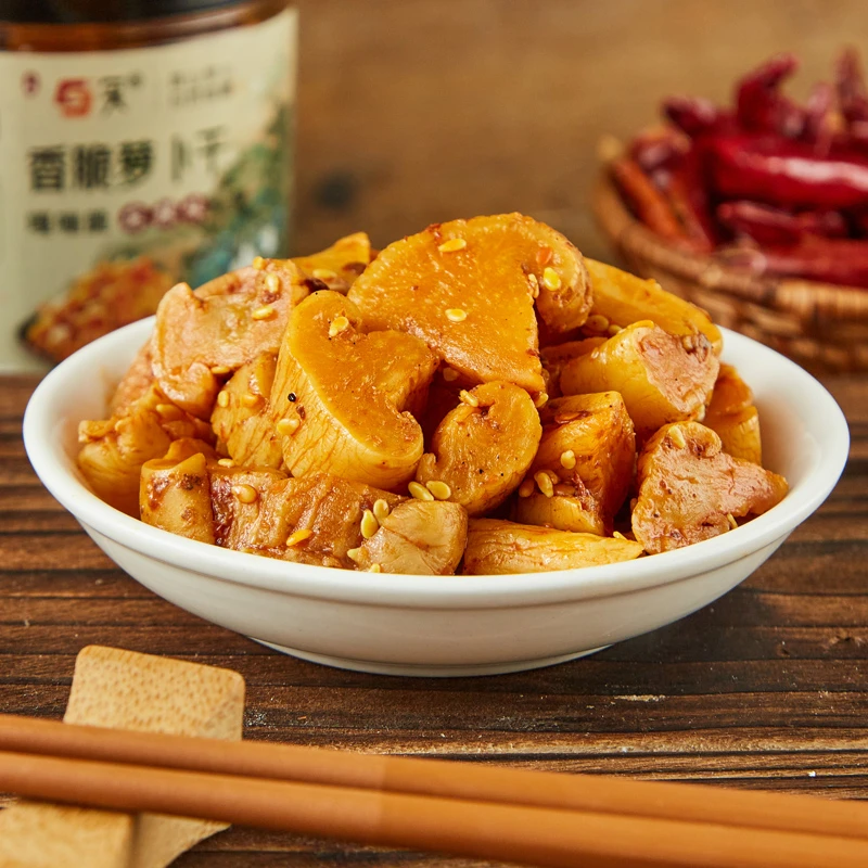 一戈香脆萝卜干麻辣开盖食用 冷藏风味更佳 开胃小菜下酒菜下饭菜