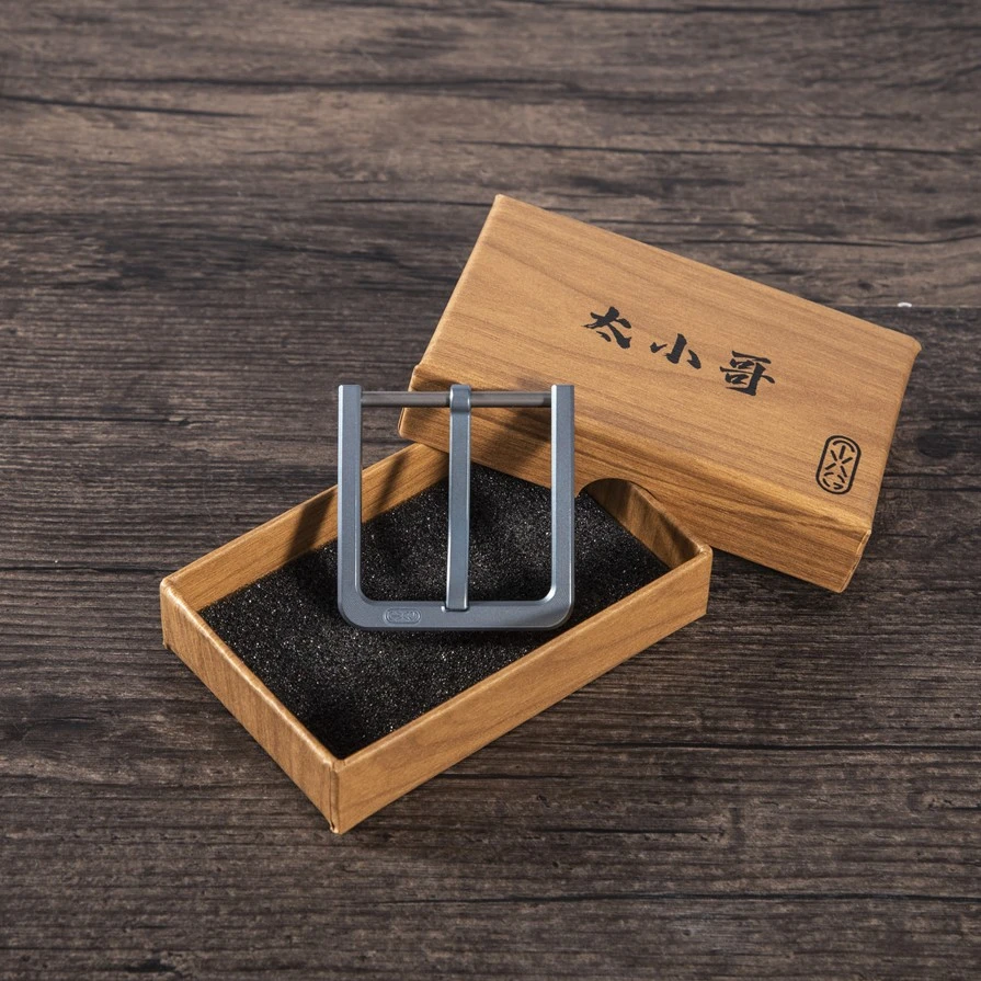 纯钛男士皮带扣头腰带扣