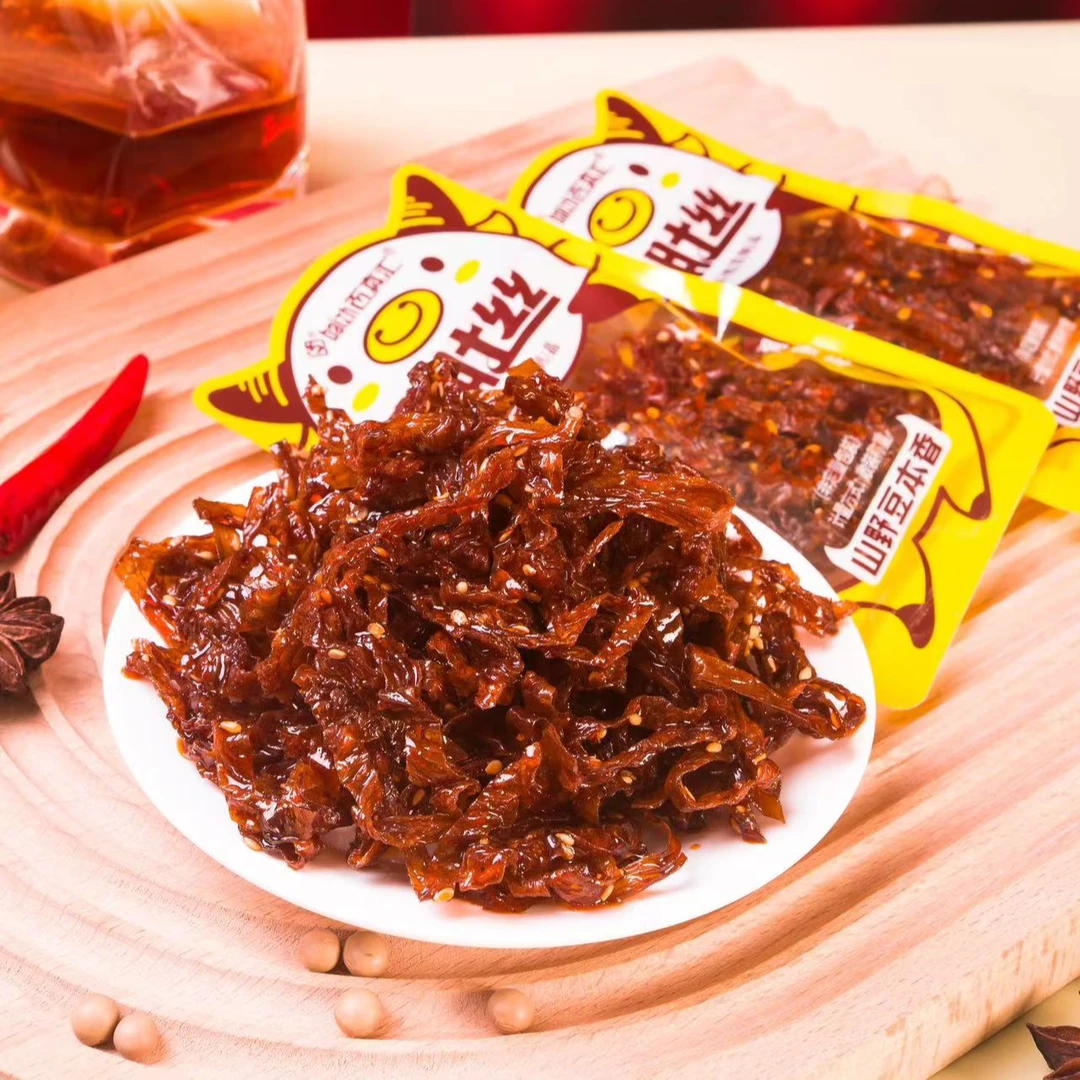 baizh/百真汇香辣素肚丝手工辣条网红爆款追剧休闲老式怀旧辣条