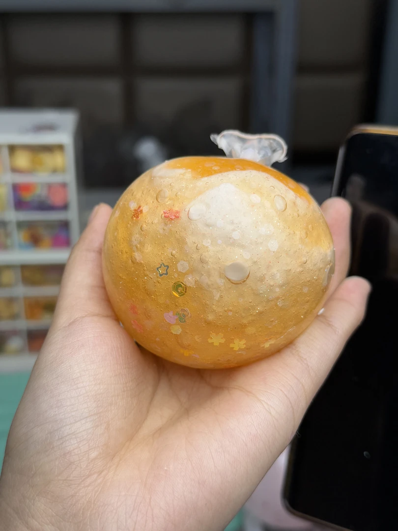 【捏捏小羊 diy】纯手工手作球扎带款解压高颜值diy创意捏捏乐声控