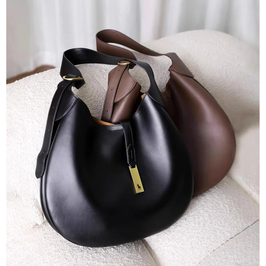 【赵大喜】现货！ 可颂包｜优雅气质百搭高级感牛皮托特包女冬