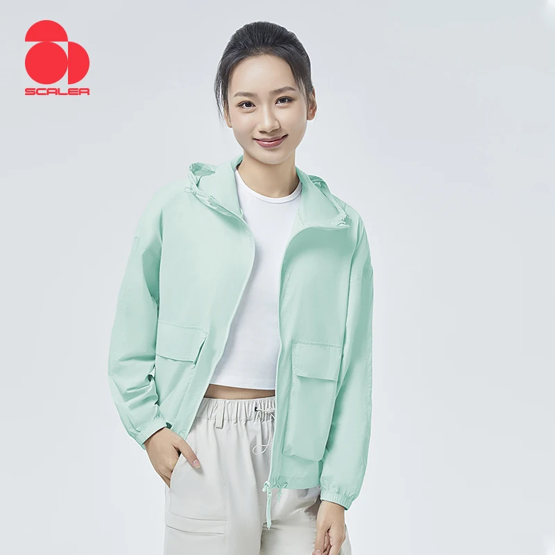SCALER/思凯乐防晒衣春夏男女连帽防晒服宽松F2005555