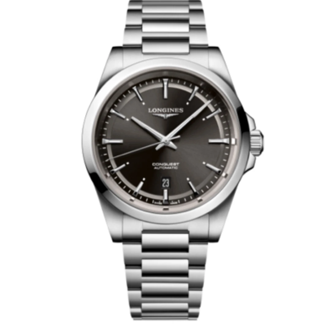 99新 Longines/浪琴 悦动/全套/男士机械41mm/公价17200黑盘男款
