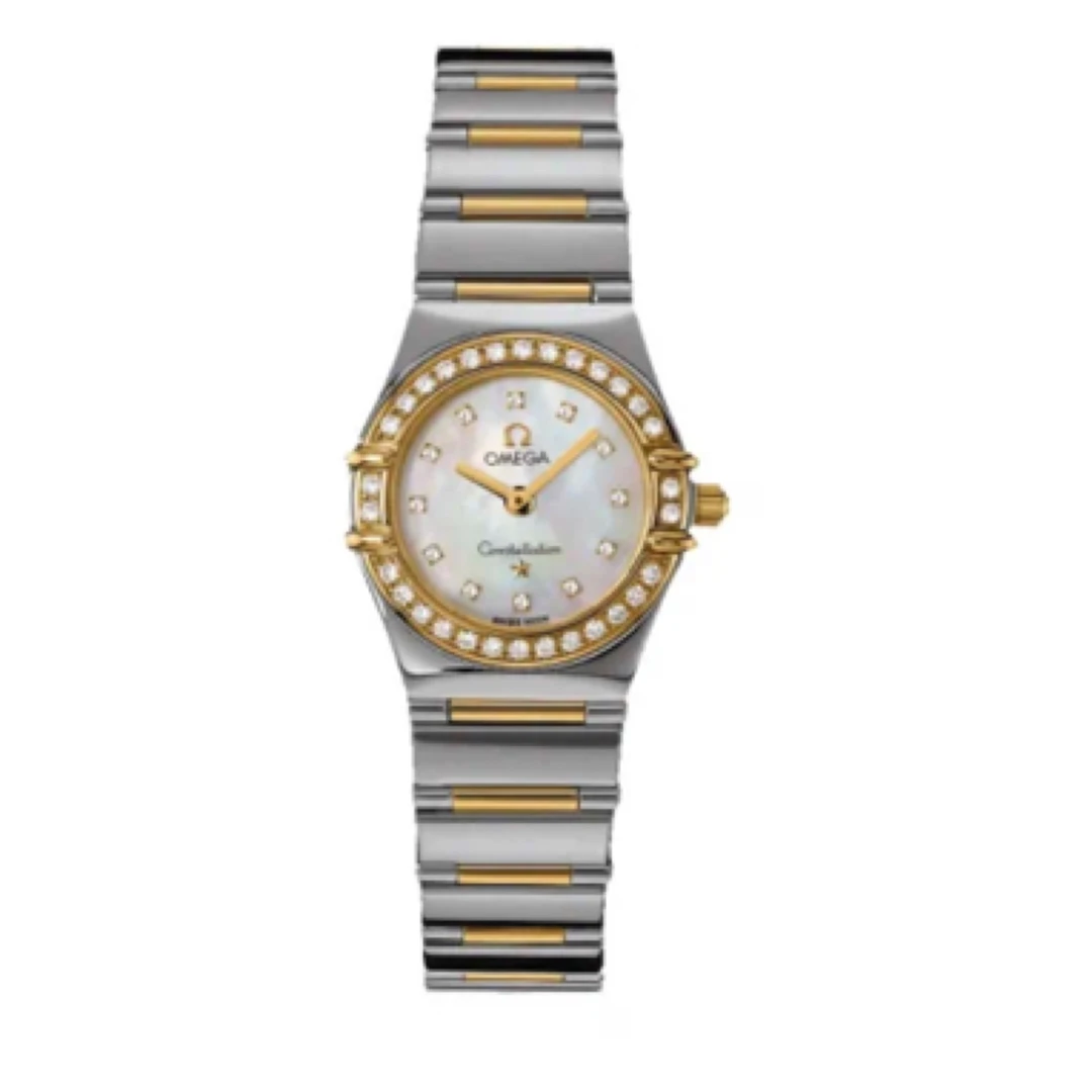 99新 Omega/欧米茄 星座单表/女士石英22.5mm/公价46100