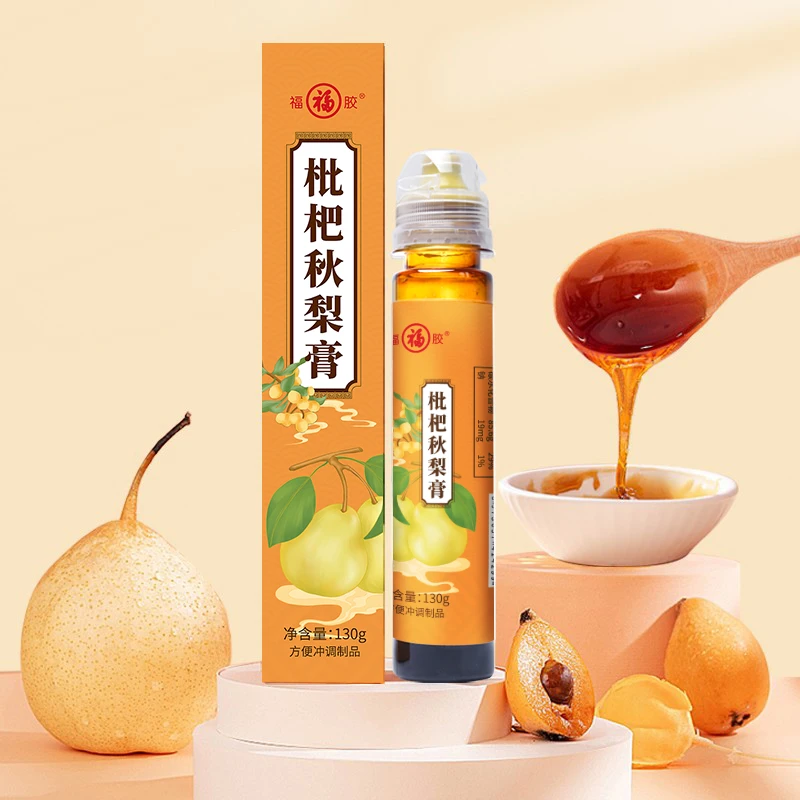 【达人专属】福胶 枇杷蜂蜜秋梨膏130g一瓶 手工熬制 拍一发二