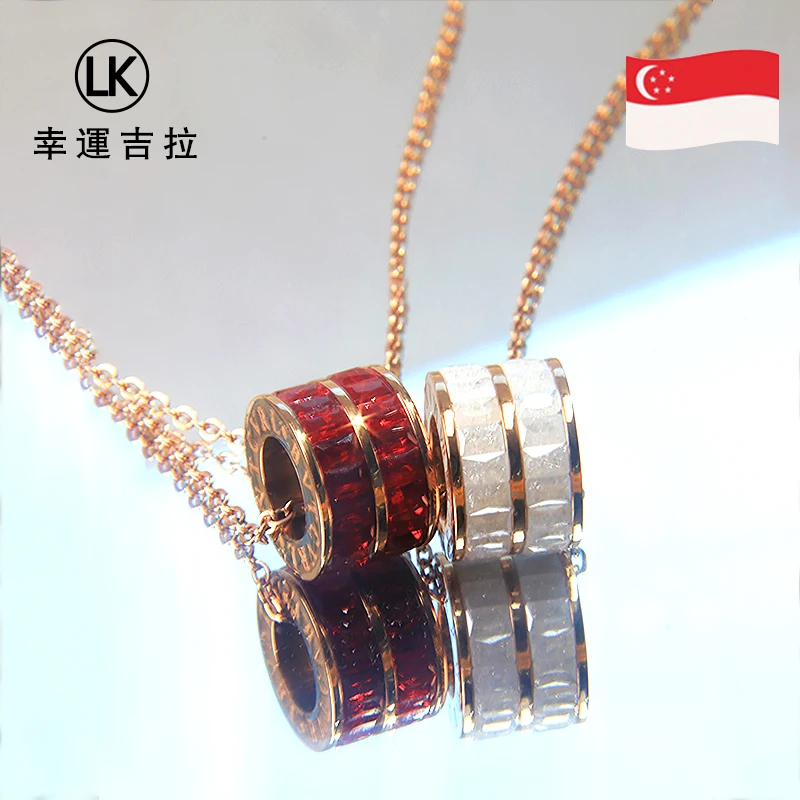 LUCKYKILA 合金项链 气质百搭【路路通】镀18K金项链，秋冬女神必备