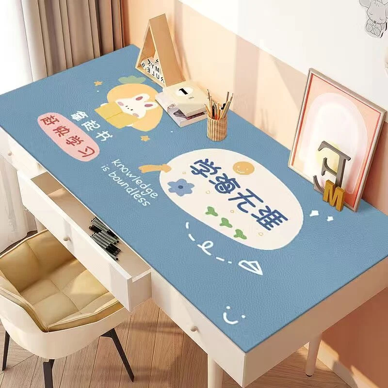 卡通学习桌垫防水防滑学生写字桌电脑桌布免洗耐脏书桌保护垫子