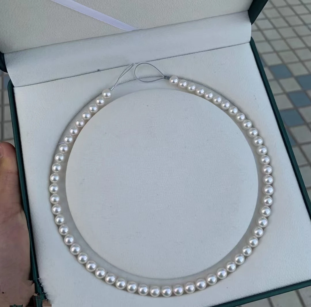 海水akoya 珍珠GLX908白色系项链  6-7mm经典气质