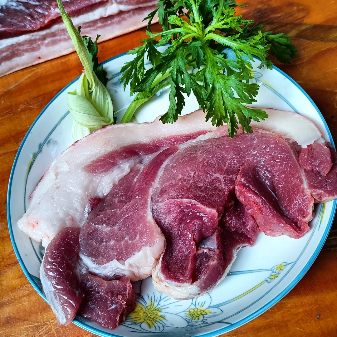 熟食本地猪当天现杀新鲜前腿肉/前夹肉约300g/一份