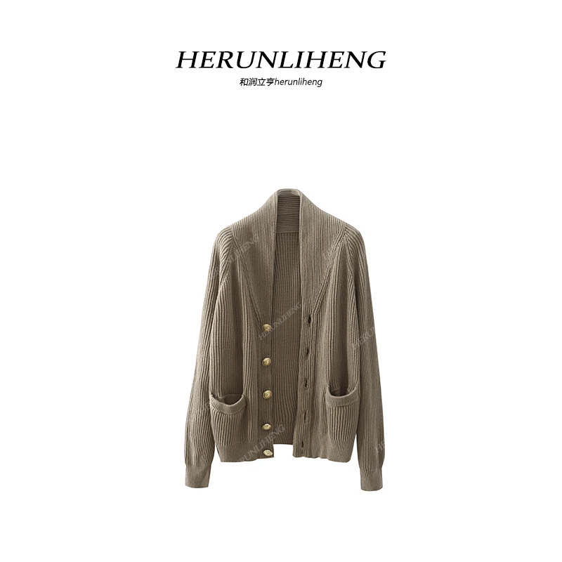 秋冬气质百搭毛衣开衫