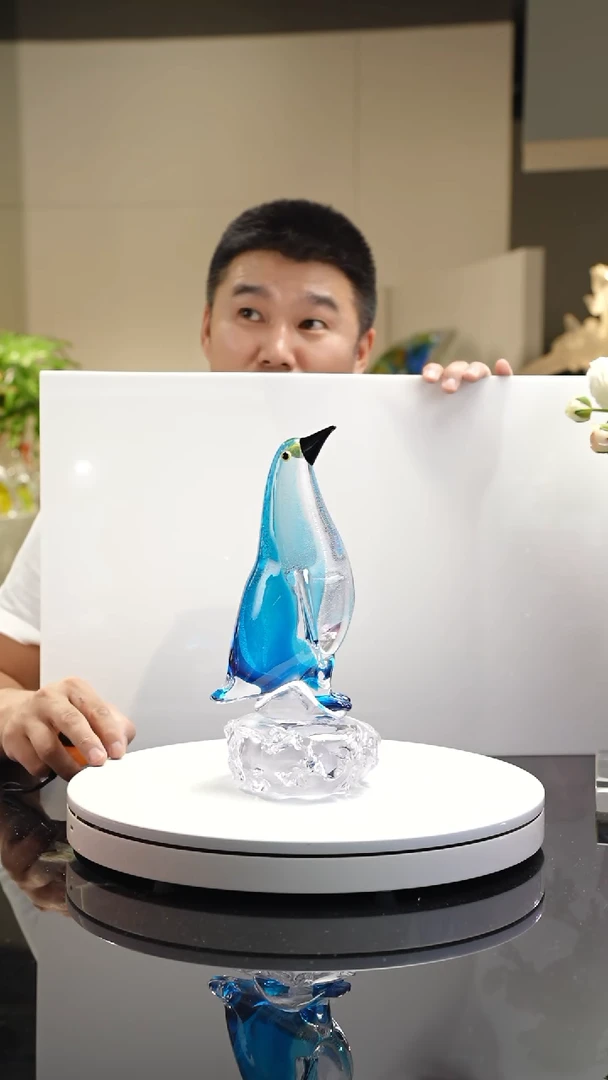 【闪购商品】琉璃手工艺品设计款企鹅摆件