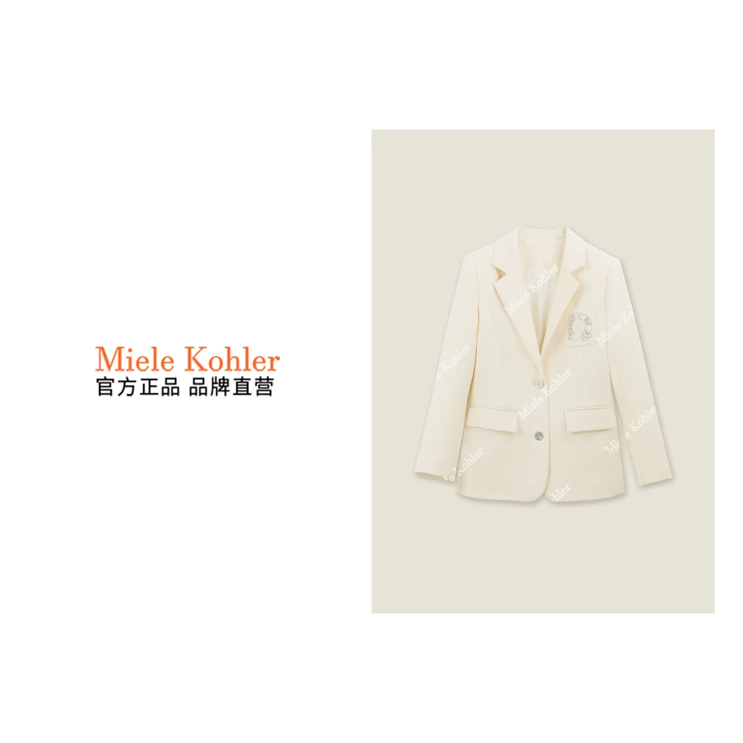 新款高级感小众时尚气质百搭西装外套女 MKOKQ8252【澳门小源同款】